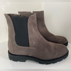 New Condition La Canadienne Quinn Waterproof Cement Suede Boots W 8.5 or EUR 39